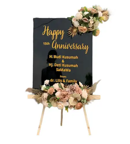 Papan Bunga Akrilik cipicung