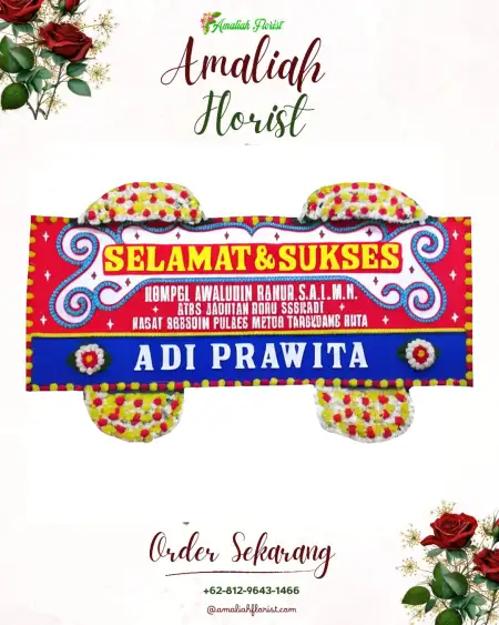 Papan Bunga Ucapan Selamat cipicung